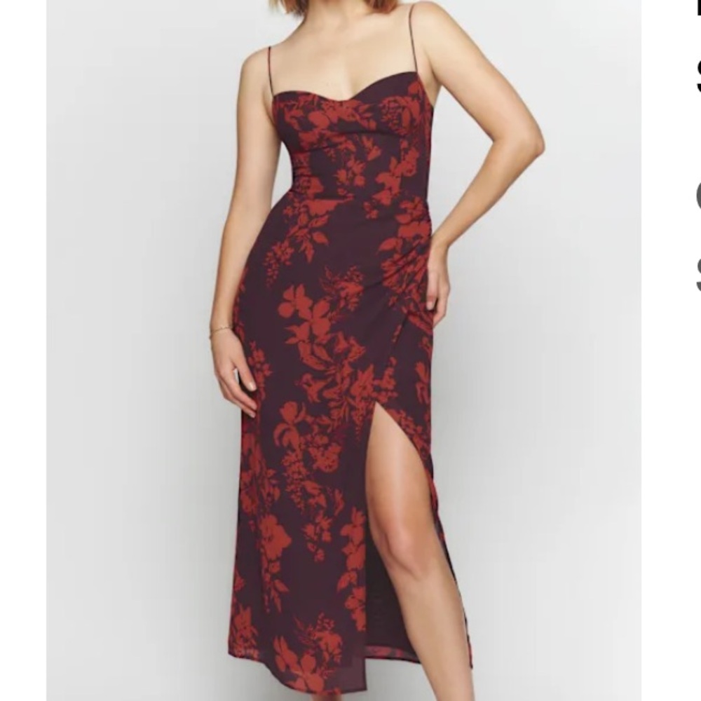 Reformation Kourtney Dress in Divina